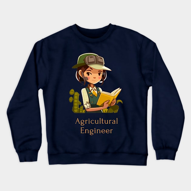 Agricultural Engineer Crewneck Sweatshirt by Schizarty